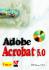 Carti Adobe Acrobat 5.0 Coperta